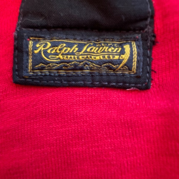 Men's Red Pullover Sweater - Picture 3 of 7